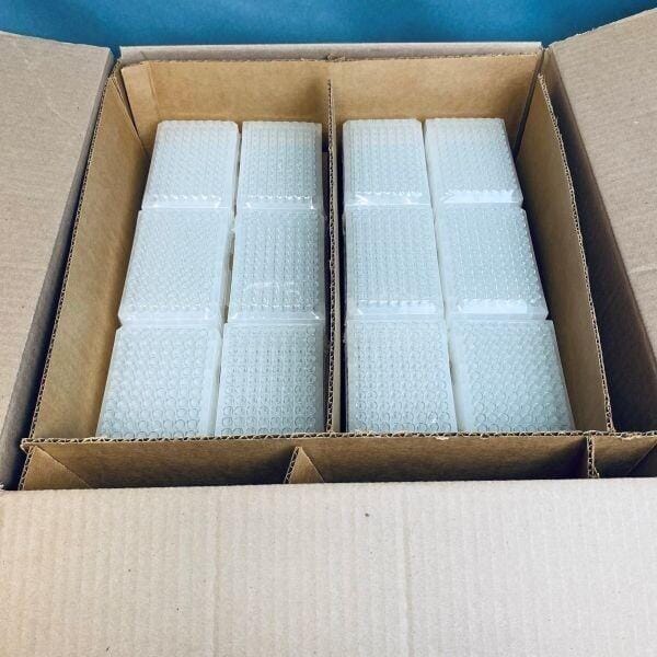 Unchained Labs Shell Vial Tray 8 x 30 mm Case of 60 Trays with 96 Vials Each Vials Unchained Labs