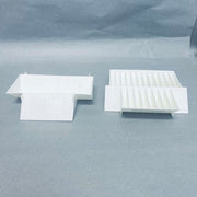 United Scientific Reversable Reagent Reservoir Variable Sizes 12 Well, 8 Well, and 40 ml Autoclavable Lot of 9 Reservoirs Reagent Reservoirs United Scientific