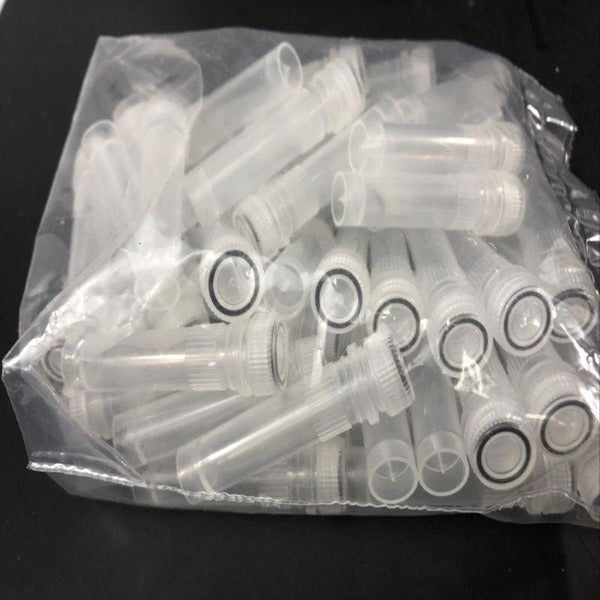 United Scientific Storage Vials 2ml with O-Ring Screw Cap Sterile Bag of 50 Lab Consumables::Tubes, Vials, and Flasks United Scientific Supplies