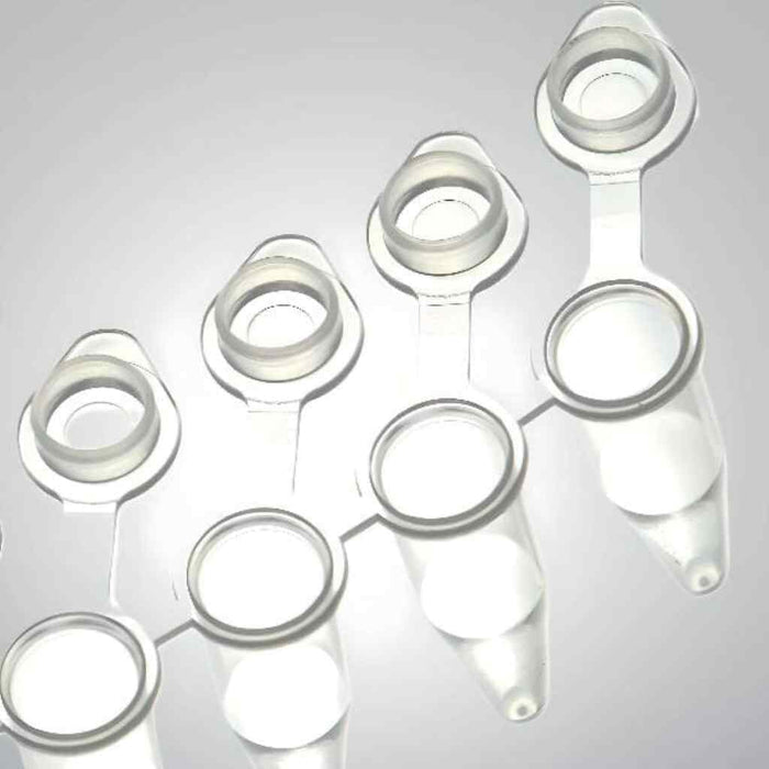 USA Scientific 8 Tube Strip 0.1 ml TempAssure with Attached Cap 120 Strips Centrifuge Tubes Usa Scientific