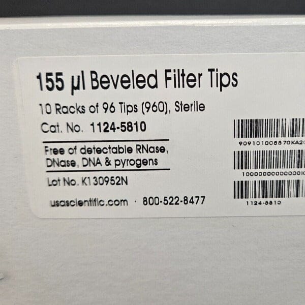 USA Scientific Pipette Tip TipOne 155 ul Beveled, Filtered - 20 Racks Pipettes & Pipette Tips USA Scientific