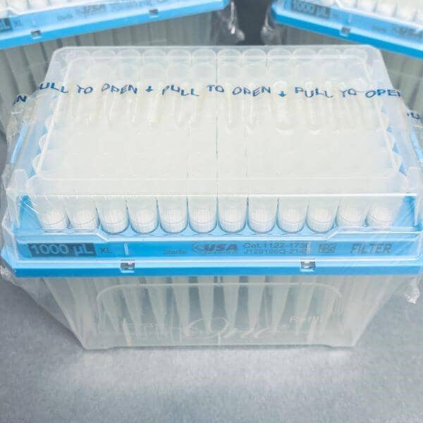 USA Scientific TipOne Pipette Tip 1000 ul Refill Rack Filtered 4 Racks Pipettes USA Scientific