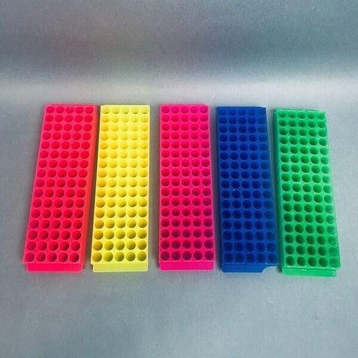 USA Scientific Tube Rack for 2 ml Tubes Polypropylene Assorted Colors Lot of 5 Tube Racks USA Scientific