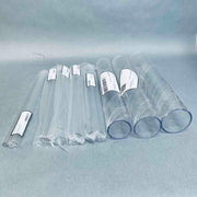 USA Sealing Assorted 12 in Clear Round Polycarbonate Tubes - Lot of 9 Tubes Other USA Sealing