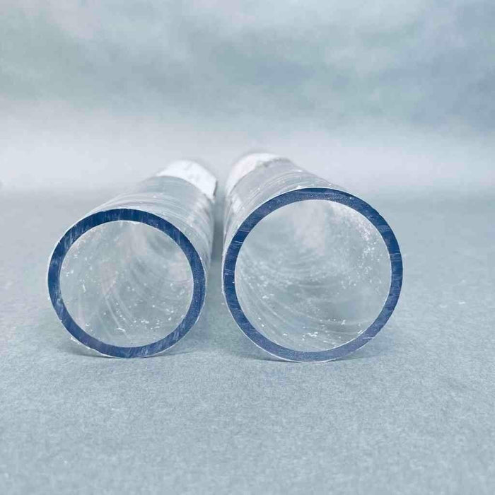 USA Sealing Assorted 12 in Clear Round Polycarbonate Tubes - Lot of 9 Tubes Other USA Sealing