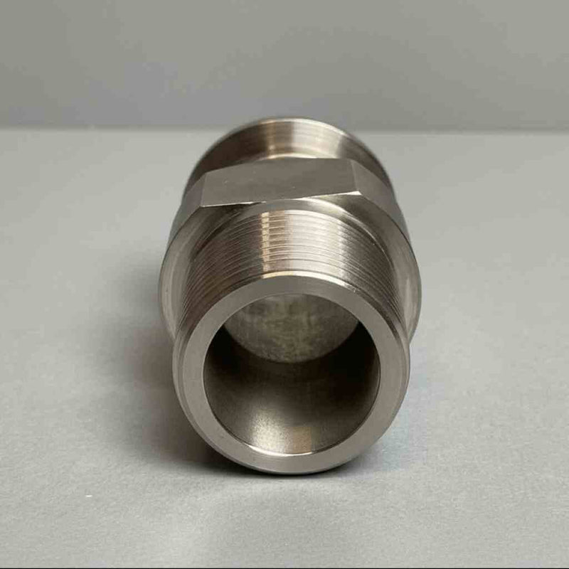 Vacuum Fitting KF25 Flange to 1 in. Male Threaded Adapter Stainless Steel Sanitary Fittings Ideal Vacuum