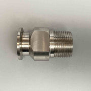 Vacuum Fitting KF25 Flange to 1 in. Male Threaded Adapter Stainless Steel Sanitary Fittings Ideal Vacuum