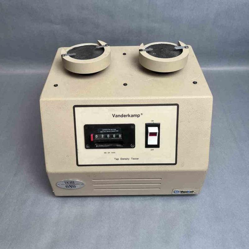 Vankel Vanderkamp Tap Density Tester 300 RPM 3 in. Diameter Dual Platform Other Test, Measurement & Inspection Vanderkamp