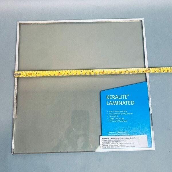 Vetrotech Keralite Laminated 5/16 in. Thickness Fire-Rated Impact Glass Ceramic Other Vetrotech
