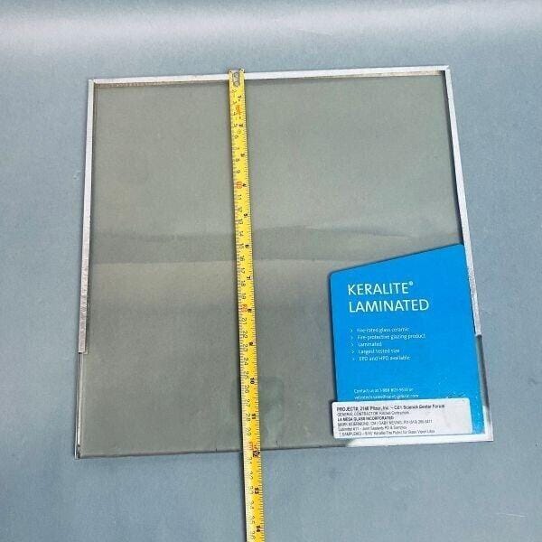Vetrotech Keralite Laminated 5/16 in. Thickness Fire-Rated Impact Glass Ceramic Other Vetrotech