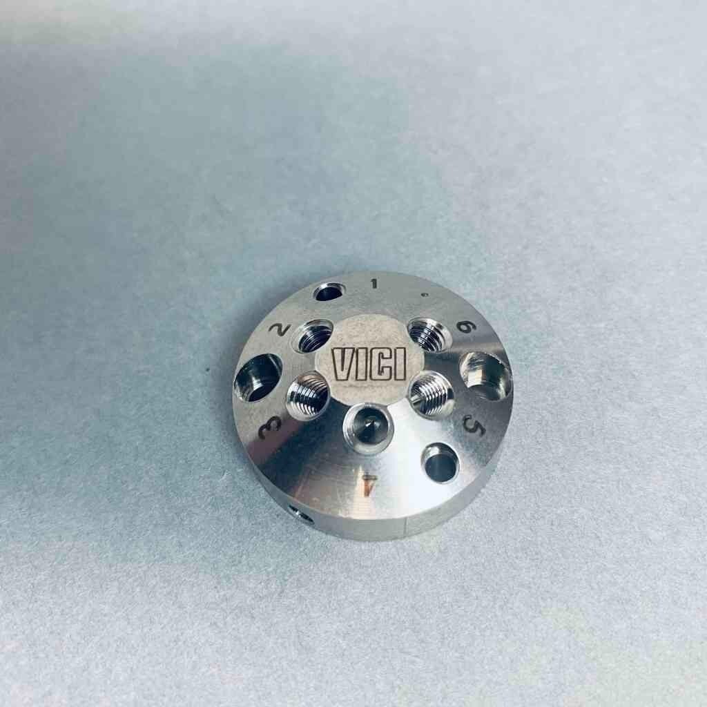 Ss Life Science Vici Valco Cheminert Stator for 6 Port Valve with .25 mm Ports N60 SS ...
