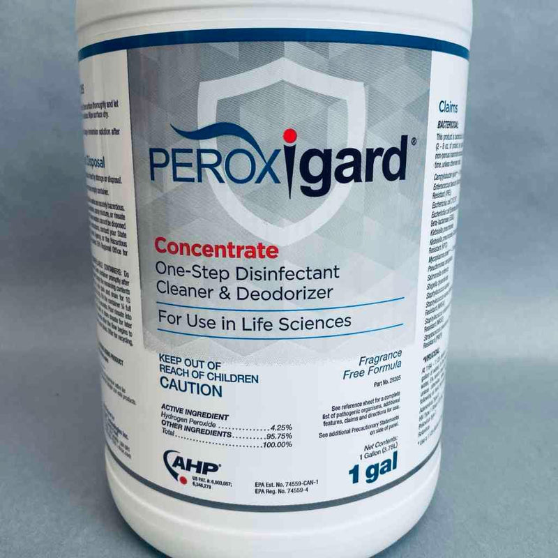 Virox Technologies Peroxigard Concentrate Liquid 1 Gallon Accelerated Hydrogen Peroxide Case of 4 Bottles Cleaning Equipment & Kits Virox Technologies