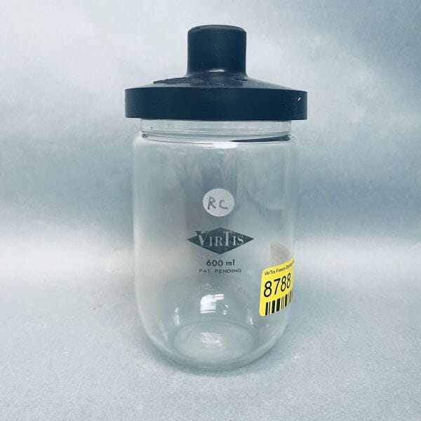 VirTis Freeze Drying Flask 600 ml Extra Wide with Lid Lab Flasks VirTis