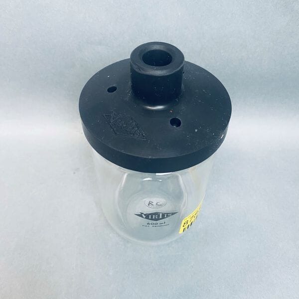 VirTis Freeze Drying Flask 600 ml Extra Wide with Lid Lab Flasks VirTis