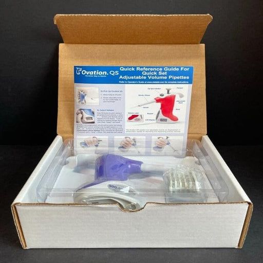 VistaLab QS Ovation Pipette 1000 ul Single Channel Adjustable Volume Pipettes & Pipette Tips VistaLab