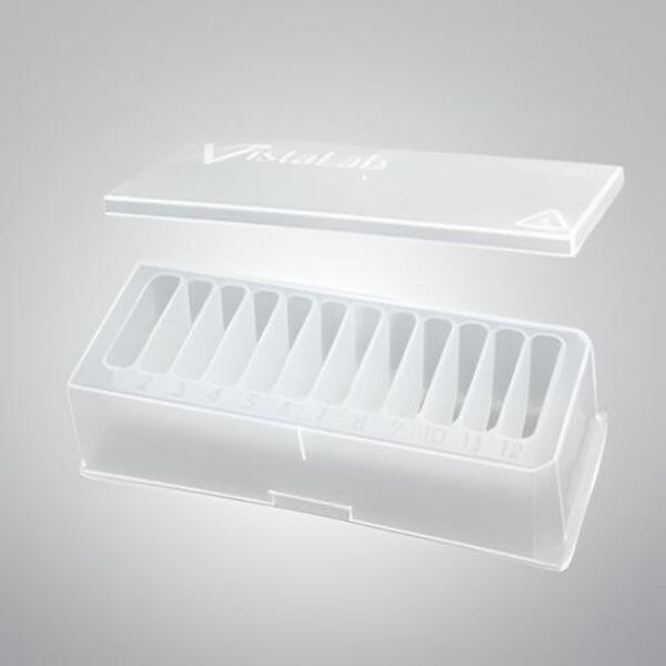 VistaLab Reagent Reservoir 12 Channel with Lid Individually Packaged 50 Basins Other VistaLab