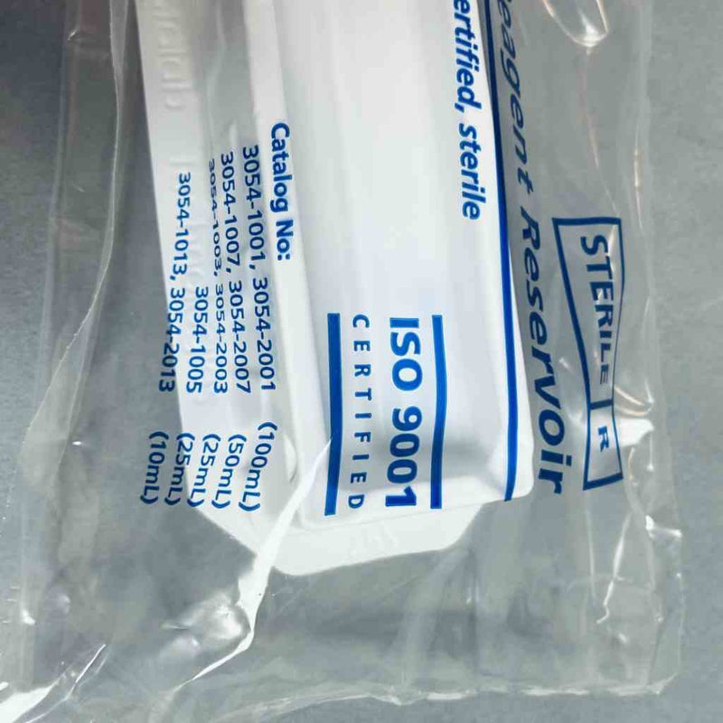 VistaLab Reagent Reservoir 25 ml Polystyrene Individually Sealed Case of 100 Lab Consumables::Reservoirs VistaLab