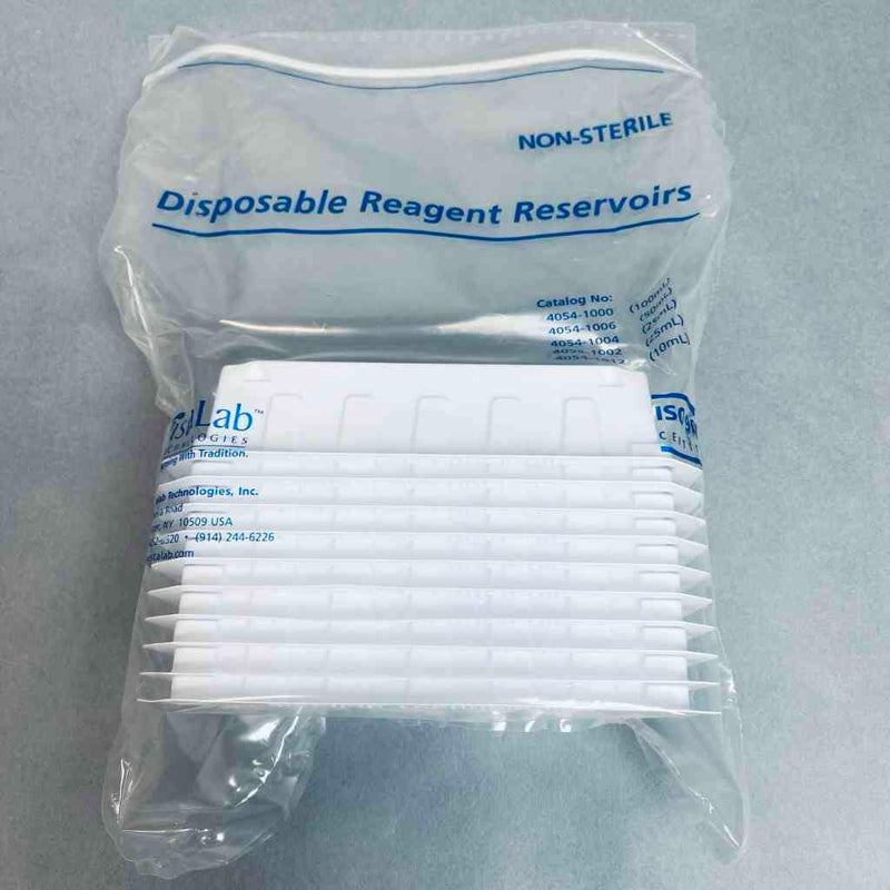 VistaLab Reagent Reservoir 50 ml Bulk Case of 100 Reservoirs Reagent Reservoirs VistaLab