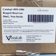 VistaLab Reagent Reservoir 50 ml Bulk Case of 100 Reservoirs Reagent Reservoirs VistaLab