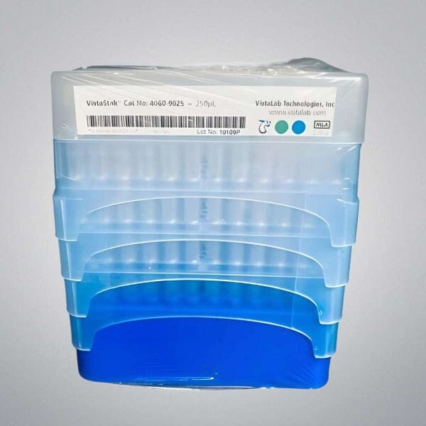 VistaStak Pipette Tips 250 ul 5 Racks with 192 Tips Each - Total of 960 Tips Pipettes & Pipette Tips VistaLab