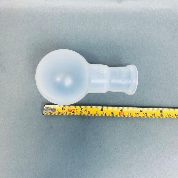 Vitlab Round Bottom Flask 100 ml PFA NS 29/32 Taper Joint Lab Culture Flask VitLab