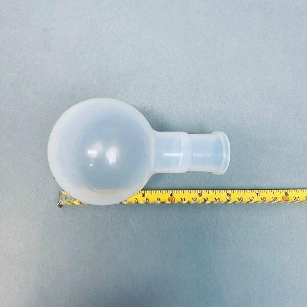 Vitlab Round Bottom Flask 250 ml PFA NS 29/32 Taper Joint Lab Culture Flask VitLab