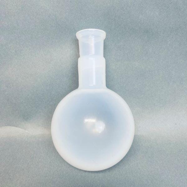 Vitlab Round Bottom Flask 500 ml PFA NS 29/32 Taper Joint Lab Culture Flask VitLab