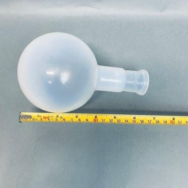Vitlab Round Bottom Flask 500 ml PFA NS 29/32 Taper Joint Lab Culture Flask VitLab