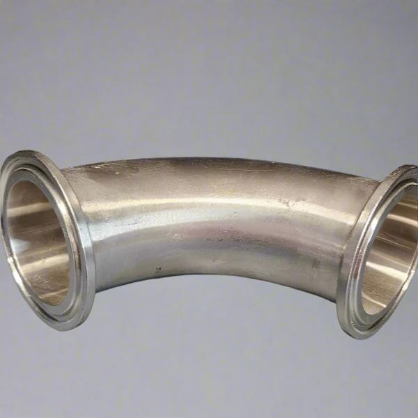 VNE Sanitary Elbow 90 Degree 1.5 in Diameter 316L Stainless Steel Lab Equipment::Pumps, Pump Access. & Tubing VNE