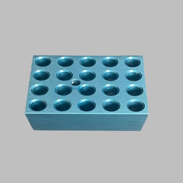 VWR 13259-002 Heating Block Aluminum 11.5 mm Diameter 20 Wells Lab Equipment::Other Lab Equipment VWR