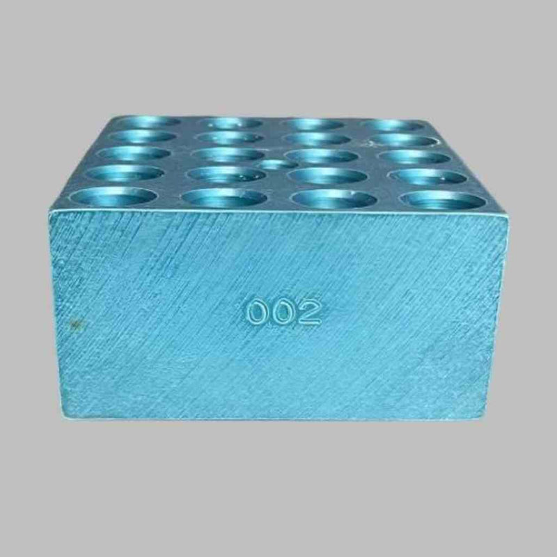 VWR 13259-002 Heating Block Aluminum 11.5 mm Diameter 20 Wells Lab Incubators VWR