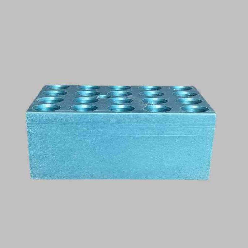 VWR 13259-002 Heating Block Aluminum 11.5 mm Diameter 20 Wells Lab Incubators VWR