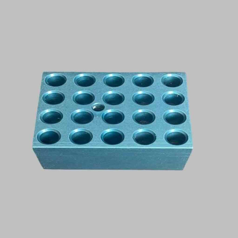 VWR 13259-002 Heating Block Aluminum 11.5 mm Diameter 20 Wells Lab Incubators VWR