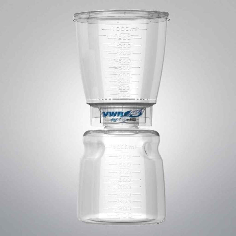 VWR Bottle Top Filter Unit 1 L 0.2 um Indiv Sealed PES 12 Filter Units Filters VWR