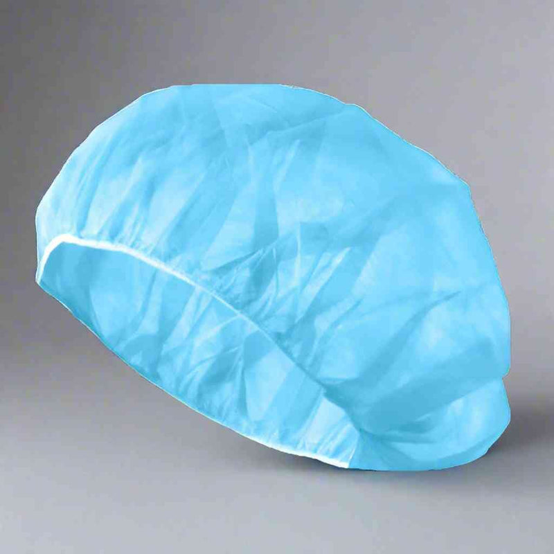 VWR Bouffant Cap Maximum Protection 24" Latex Free Blue 300 Caps PPE VWR