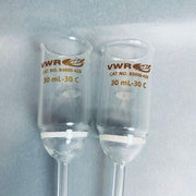 VWR Buchner Filter Funnel 30 ml Coarse Frit Lot of 2 Funnels Funnels VWR