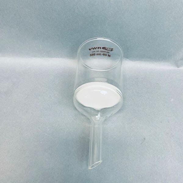 VWR Buchner Filter Funnel 350 ml Medium Porosity Fritted Disk Funnels VWR