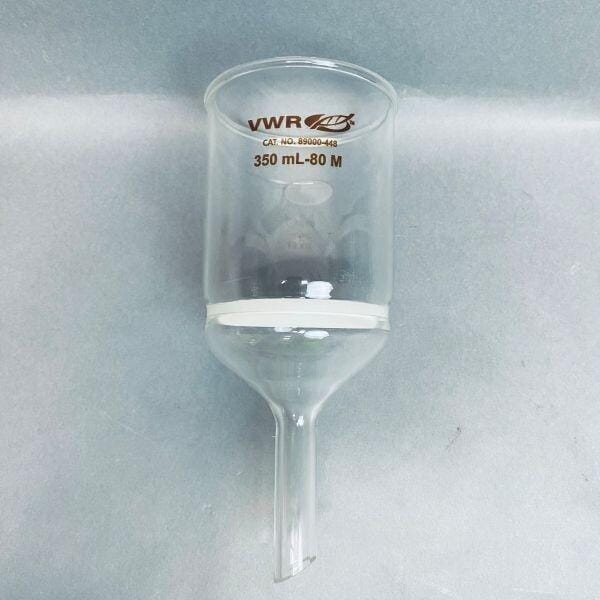 VWR Buchner Filter Funnel 350 ml Medium Porosity Fritted Disk Funnels VWR