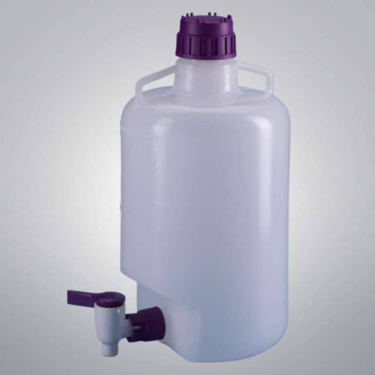 VWR Carboy with Spigot 5 L Narrow Mouth LDPE Lab Consumables::Reagent and Storage Bottles VWR