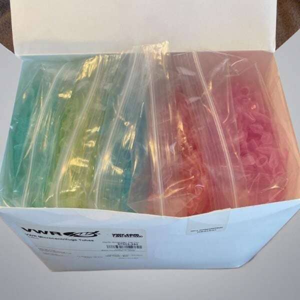 VWR Centrifuge Tube 0.65 ml Assorted Colors Total of 2000 Tubes Lab Consumables::Tubes, Vials, and Flasks VWR