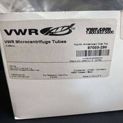 VWR Centrifuge Tube 0.65 ml Conical Bottom Polypropylene 2400 Tubes Centrifuge Tubes VWR