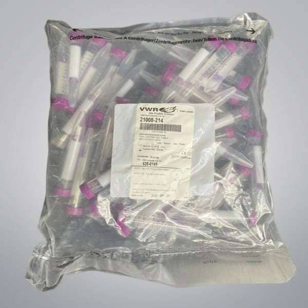 VWR Centrifuge Tube 15 ml Pack of 50 Tubes Lab Consumables::Tubes, Vials, and Flasks VWR