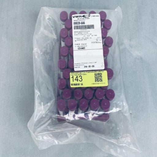 VWR Centrifuge Tubes 15 ml Graduated with Flat Caps 50 Tubes Lab Consumables::Tubes, Vials, and Flasks VWR International