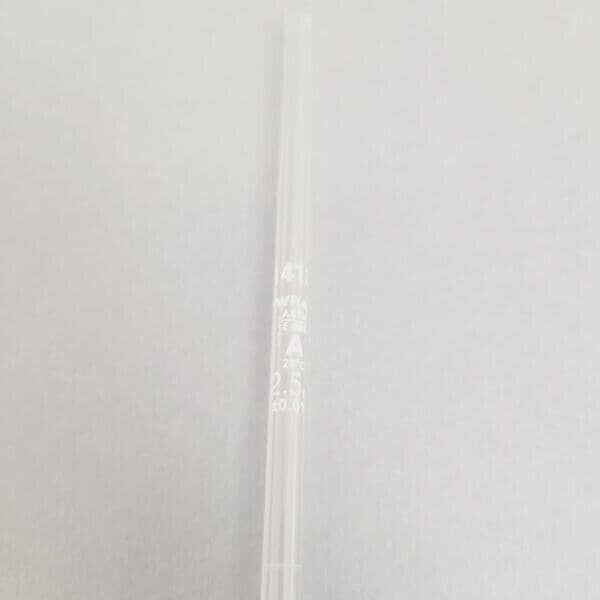 VWR Certified Volumetric Pipet 2.5 ml TD Grade A Total of 6 Pipettes Pipettes VWR