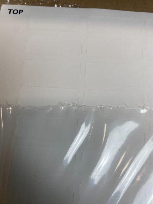 VWR Cryo-Pro White Laser Tag Label for 1.5 ml Tubes Total of 1530 Labels Other VWR