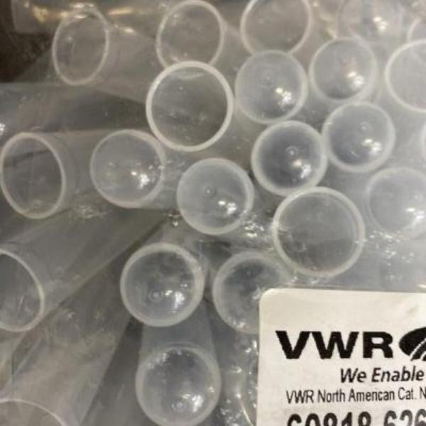 VWR Culture Tube 14 ml 17 x 100 mm Round Bottom Polystyrene 750 Tubes Lab Consumables::Tubes, Vials, and Flasks VWR