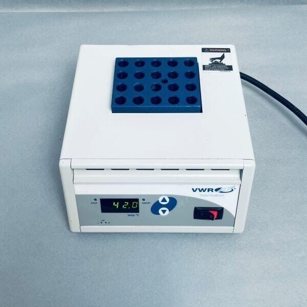 VWR Digital Block Heater with 1.5 ml 20 Well Heating Block and Warranty Lab Incubators VWR