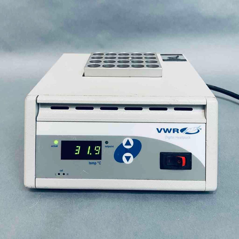 VWR Digital Block Heater with 1.5 ml 20 Well Heating Block and Warranty Lab Incubators VWR