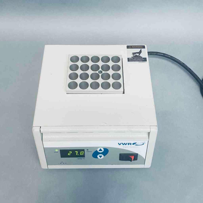 VWR Digital Block Heater with 1.5 ml 20 Well Heating Block and Warranty Lab Incubators VWR