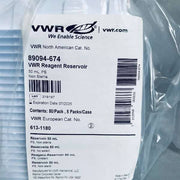 VWR Disposable Reservoir 50 ml PS Nonsterile Total of 350 Reservoirs Lab Consumables::Reservoirs VWR